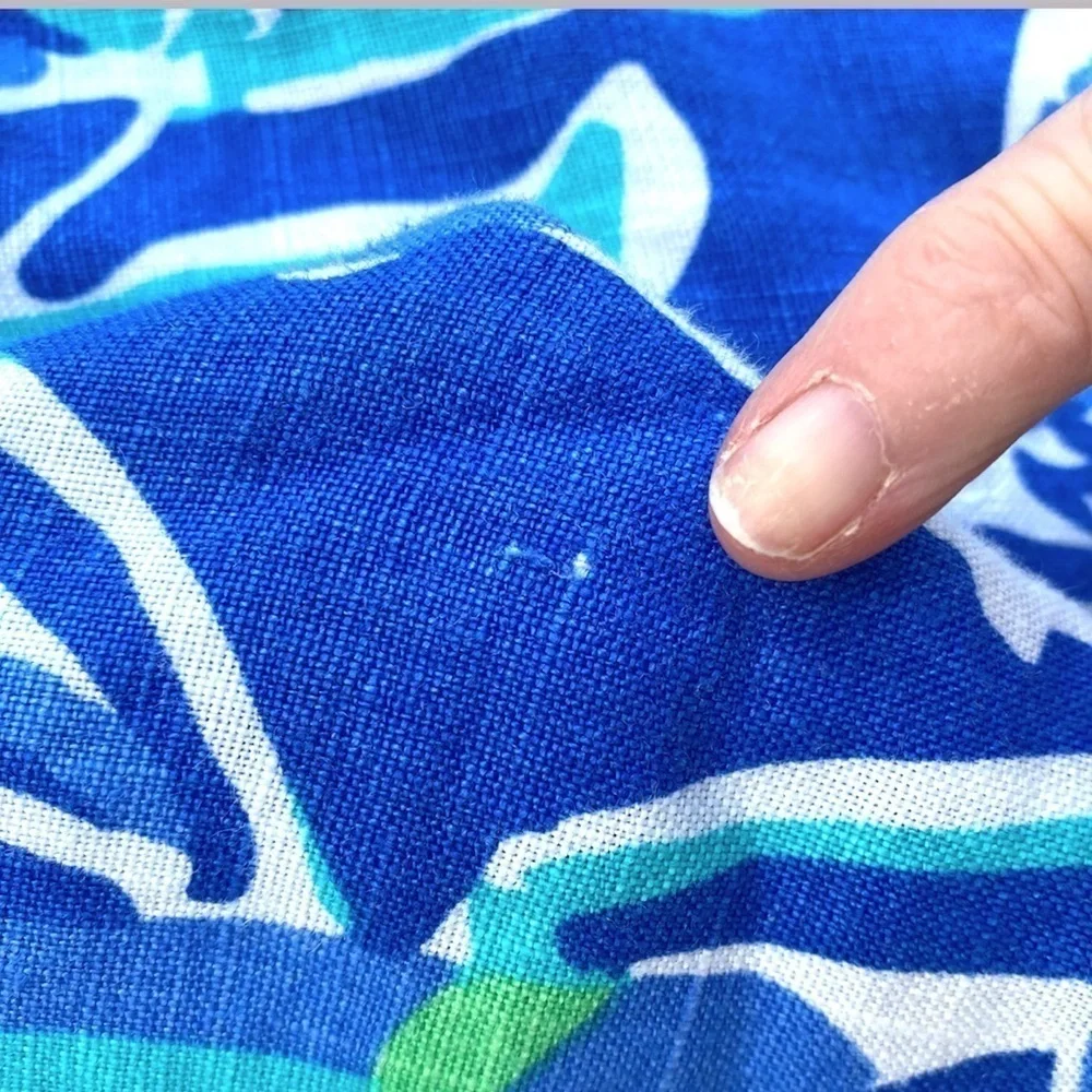 Lilly Pulitzer Linen Beach Pant size L - Picture 4 of 9